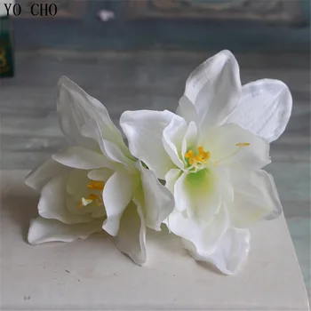 Orhideja umjetno cvijeće za vjenčanje dekor sada dodir lažna svila, velovi buket Kućni ukras vjenčanje ukras za stranke