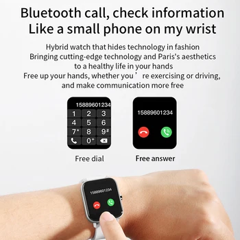 Moderan Sportski Pametni sat Monitor srčane Pametni sat IP67 BR HR Fitness Relógio Inteligente Bluetooth za IOS, Android